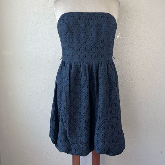NWT Trina Turk Blue Formal Midi Dress Size 10 - Picture 1 of 8